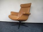 KEURIGE Conform Time Out design relax fauteuil leder, Hout, Zo goed als nieuw, Ophalen