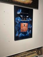 Luxe Plexiglas Schilderij Parfumfles 90x60cm, Huis en Inrichting, Woonaccessoires | Schilderijen, Tekeningen en Foto's, Ophalen of Verzenden