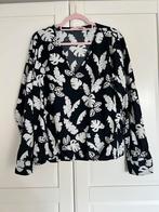 Studio anneloes vicky leaf blouse XXL donkerblauw, Kleding | Dames, Blauw, Maat 46/48 (XL) of groter, Ophalen of Verzenden, Zo goed als nieuw