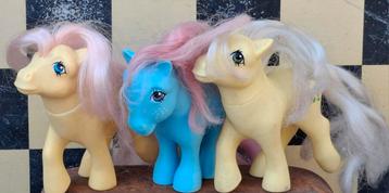 My Little Pony .G1. 1982 & 1984. 3 stuks.  beschikbaar voor biedingen