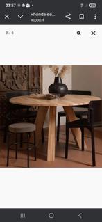 Woood Rhonda Eettafel - Stijlvol en Robuust, Ophalen, Gebruikt
