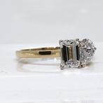 2 Lab Grown 1,41 carat diamanten ring, Certificaat, 17.3 mm, Verzenden, Geen, Geel, Nieuw