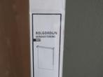 Te Koop: Nieuw Verduisterings rolgordijn, Ophalen, 100 tot 150 cm, Wit, Nieuw