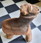 Etnografica, Afrika,  Terracottta leeuw, Dakakari, Nigeria, Ophalen