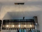 Eettafel lamp chrome met zwarte kap, Ophalen, Zo goed als nieuw, Minder dan 50 cm