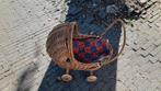 Vintage Rotan Poppenwagen, Ophalen of Verzenden