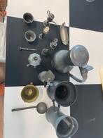 Diverse tinnen miniaturen en kannetjes, Antiek en Kunst, Antiek | Tin, Ophalen