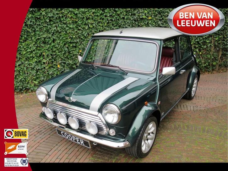 MINI Cooper Sport 1.3 MPI met leder interieur, houten dash e, Auto's, Oldtimers, Bedrijf, Te koop, Alarm, Lederen bekleding, Lichtmetalen velgen
