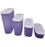 Tupperware Paarse Voorraadbussen Set, Ophalen of Verzenden, Nieuw, Bus of Trommel