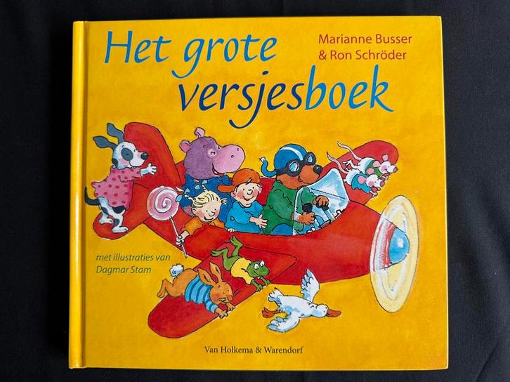 Marianne Busser en Ron Schröder - Het Grote Versjesboek, Boeken, Kinderboeken | Jeugd | onder 10 jaar, Zo goed als nieuw, Ophalen of Verzenden