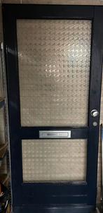 Voordeur, Ophalen, Gebruikt, 200 tot 215 cm, Glas