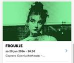 2x kaartjes voor Froukje 20 Juni 20:30, Tickets en Kaartjes, Twee personen, Juni