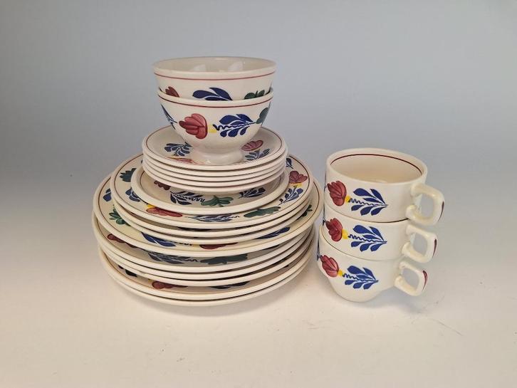 Boerenbont diversen, 21 stuks, Huis en Inrichting, Keuken | Servies, Gebruikt, Overige typen, Boerenbont, Aardewerk, Ophalen of Verzenden