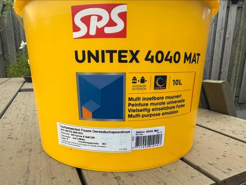 SPS latex muurverf, Doe-het-zelf en Verbouw, Verf, Beits en Lak, Nieuw, Verf, 10 tot 15 liter, Beige, Ophalen