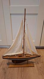 Mooie sier zeilboot hout, Hobby en Vrije tijd, Modelbouw | Boten en Schepen, Ophalen, Zo goed als nieuw, Overige merken