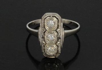 Art Deco diamanten fraaie gouden dames ring antiek luxe beschikbaar voor biedingen