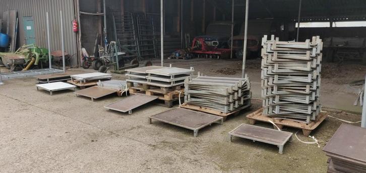 Ligvlonder stretcher, hondenkennel vlonders hond, Dieren en Toebehoren, Hondenhokken, Zo goed als nieuw, Minder dan 65 cm, 110 cm of meer