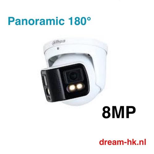 8MP Dahua IP Full Color Multi-Sensor Panoramic camera, Audio, Tv en Foto, Videobewaking, Nieuw, Buitencamera, Ophalen of Verzenden