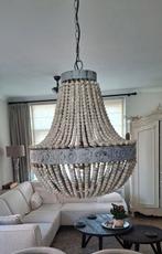 Te koop kralen hanglamp., Huis en Inrichting, Lampen | Kroonluchters, Ophalen of Verzenden, Zo goed als nieuw