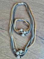 Ketting met armband, Ophalen of Verzenden, Zo goed als nieuw, Overige materialen