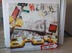 New York Print - Taxi's, Huis en Inrichting, Woonaccessoires | Schilderijen, Tekeningen en Foto's, Minder dan 50 cm, Ophalen of Verzenden