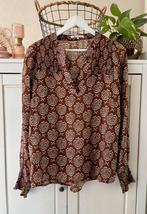 Nukus blouse maat S, Kleding | Dames, Blouses en Tunieken, Ophalen of Verzenden, Zo goed als nieuw, Maat 36 (S), Bruin