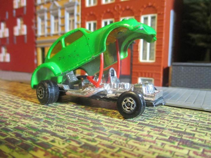 1:59 VW Volkswagen DragOn Wheels Matchbox MB43 1972, Hobby en Vrije tijd, Modelauto's | Overige schalen, Gebruikt, Ophalen of Verzenden
