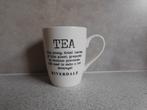 Mok 300 ml. Tea Riverdale, Ophalen of Verzenden, Zo goed als nieuw, Overige stijlen, Kop(pen) en/of Schotel(s)