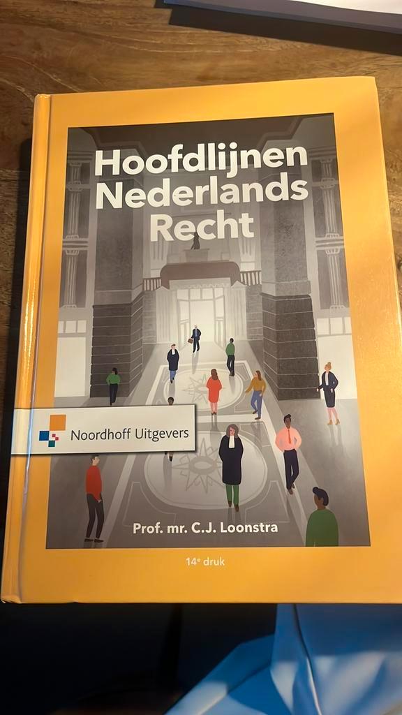 Prof.Mr.C.J. Loonstra - Hoofdlijnen Nederlands recht, Boeken, Wetenschap, Zo goed als nieuw, Ophalen of Verzenden