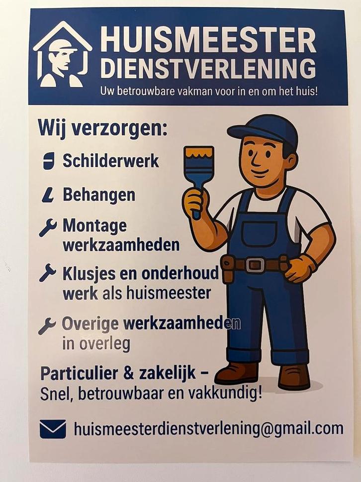 Allround klusjesman - Schilderwerk - Reparatie - Elektra, Diensten en Vakmensen, Klussers en Klusbedrijven