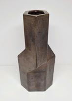 Jan van der Vaart 'Multiple' brons geglazuurde vaas 1971., Antiek en Kunst, Ophalen of Verzenden