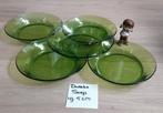 5 Duralex vintage glazen diepe soep pasta borden, Huis en Inrichting, Keuken | Servies, Ophalen of Verzenden, Bord(en), Overige stijlen