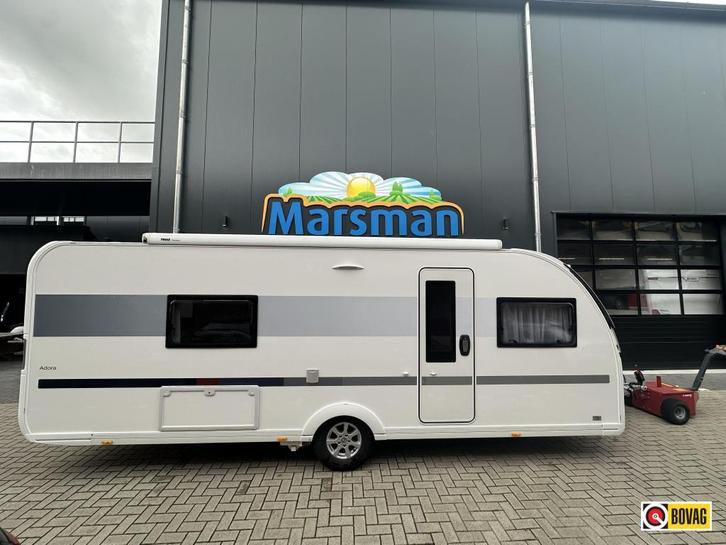 Adria Adora 613 UT Top conditie - Compleet, Caravans en Kamperen, Caravans, tot en met 4, Rondzit, Adria, Queensbed, Overige typen