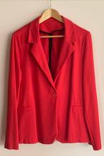 Rode blazer, Kleding | Heren, Ophalen of Verzenden, Zo goed als nieuw, Maat 56/58 (XL), Rood