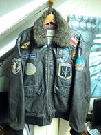 Cipo Baxx grijs/bruinig Piloten Jack - Stoer!, Maat 52/54 (L), Ophalen of Verzenden, Grijs, Gedragen