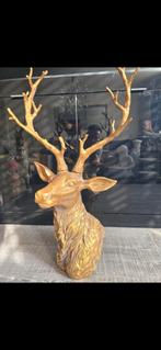 Gouden dierenbeeld - Hert, Ophalen of Verzenden, Nieuw, Dier