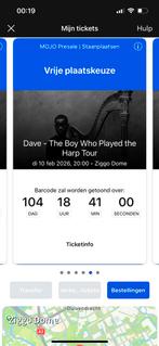 2 staanplaatsen Dave Ziggo Dome, Tickets en Kaartjes, Twee personen