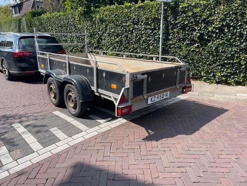 Aanhanger Tandemasser 3.00x1.30 (binnenmaat) geremd, Auto diversen, Aanhangers en Bagagewagens, Gebruikt, Ophalen