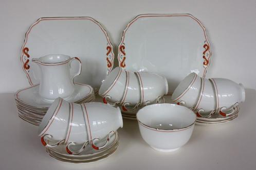 9-persoons Radford Crown theeservies, Antiek en Kunst, Antiek | Servies compleet, Ophalen of Verzenden