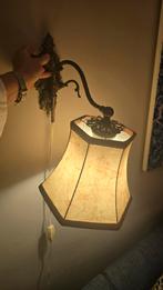 Vintage Wandlamp, Ophalen of Verzenden, Gebruikt, Metaal, Vintage