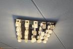 Moderne plafondlamp Cubes chroom, Huis en Inrichting, Lampen | Plafondlampen, Ophalen, Zo goed als nieuw, Glas