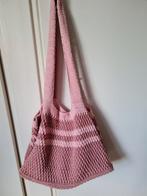 Gehaakte Roze Schoudertas, Sieraden, Tassen en Uiterlijk, Tassen | Damestassen, Ophalen of Verzenden, Zo goed als nieuw, Roze