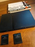 PlayStation 2 twee controllers en spellen, Spelcomputers en Games, Gebruikt, Ophalen of Verzenden, Zonder controller, Met geheugenkaart