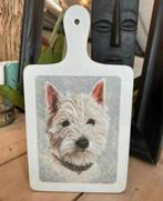 Nieuw: grote broodplank met west highland white terriër, Antiek en Kunst, Ophalen of Verzenden