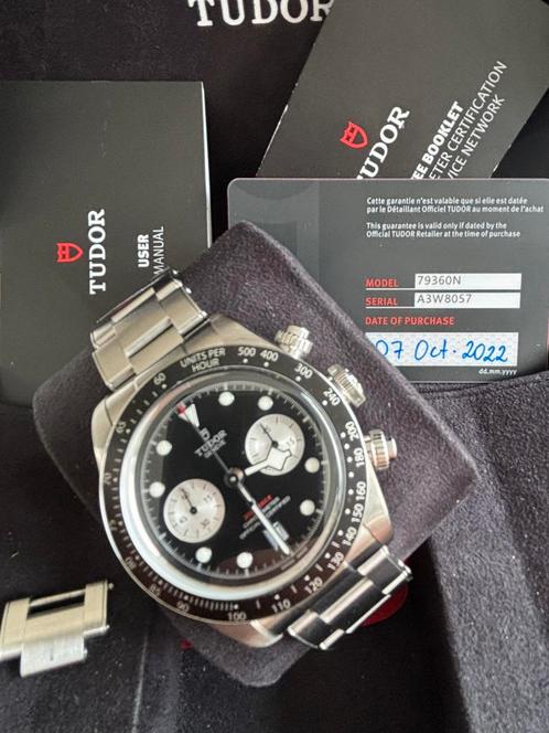 Tudor BLACK BAY CHRONO 2022, Sieraden, Tassen en Uiterlijk, Horloges | Heren, Zo goed als nieuw, Polshorloge, Staal, Staal, Ophalen