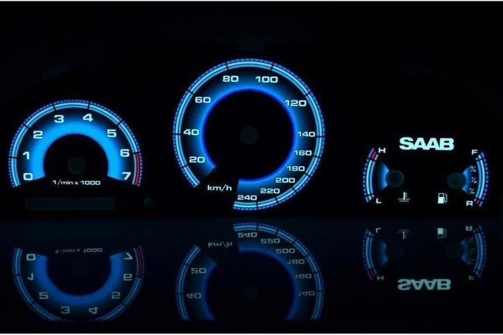 Saab 9-3/9-5 Aero - Indiglo Tellerplaten, Auto diversen, Tuning en Styling, Ophalen of Verzenden