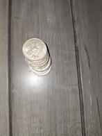 Zilver  guldens, Postzegels en Munten, Munten | Nederland, Ophalen of Verzenden, Koningin Juliana, 1 gulden, Zilver