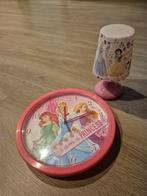 Disney Prinsessen Klok & Lamp Set, Kinderen en Baby's, Kinderkamer | Inrichting en Decoratie, Ophalen