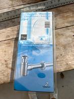 Plieger Bekersifon Chroom 5/4 - Nieuw in Verpakking, Ophalen of Verzenden, Nieuw, Chroom, Wastafel