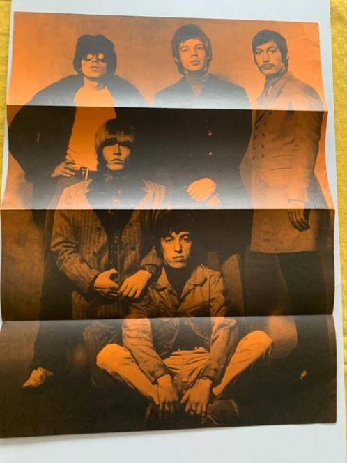 Rolling Stones - Promotie poster 1967 platenmaatschappij, Boeken, Muziek, Zo goed als nieuw, Artiest, Ophalen